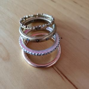 Lucky brand ring stack